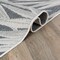 World Rug Gallery Tropical Leaves Nature Inspired Indoor/Outdoor Runner Rug 2' x 7' Gray 4030GRAY2X7 - alternate 4